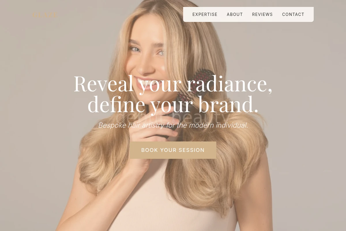 Glaze Hair Styling