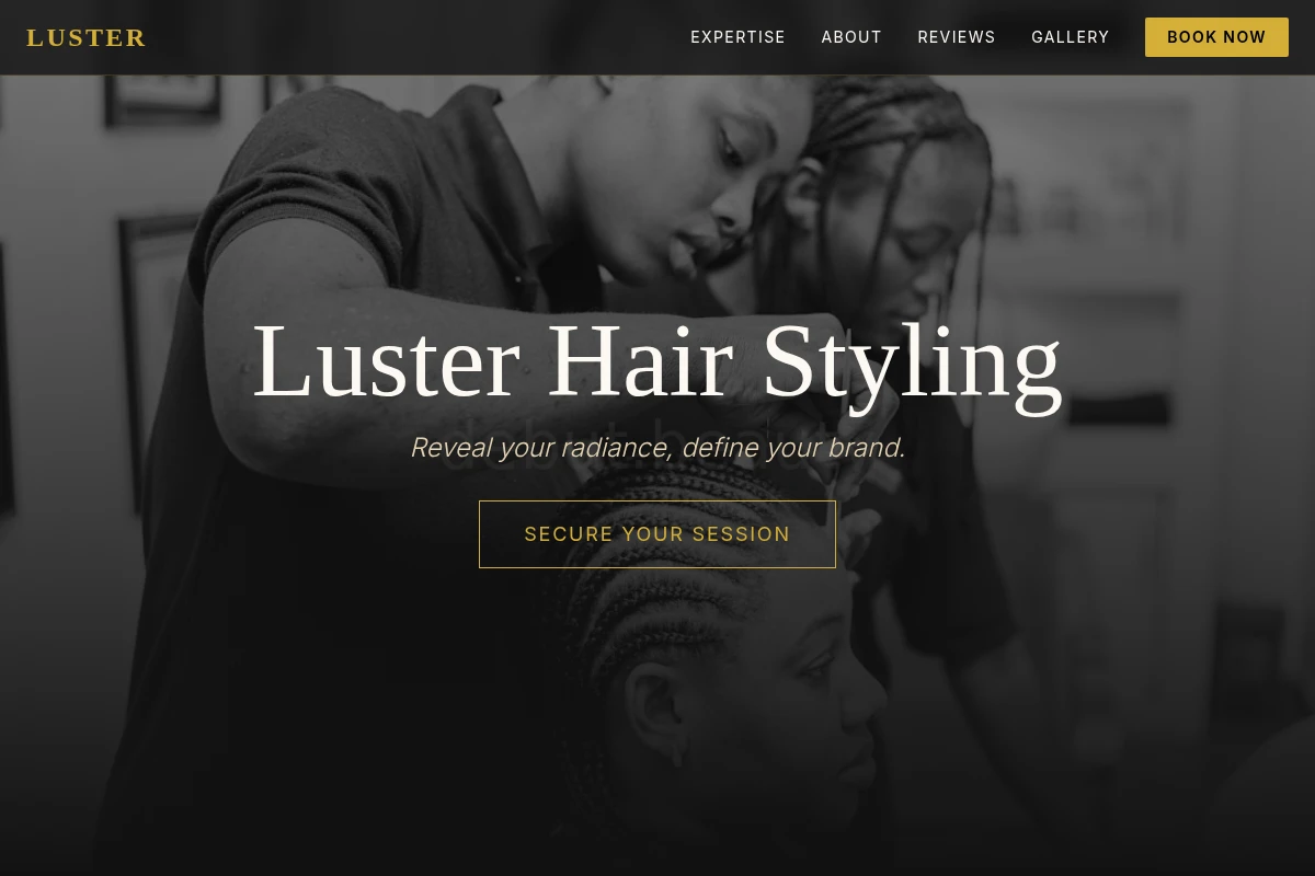 Luster Hair Styling
