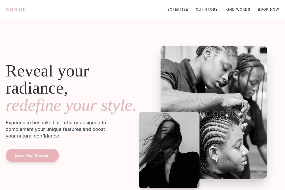 Shade Hair Styling
